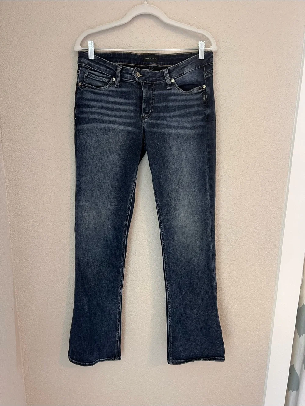 Silver Jeans Dark Blue Bootcut Jeans